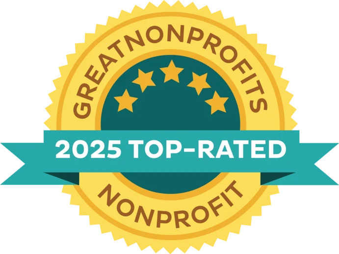 GreatNonprofits 2025 Top-Rated Nonprofit award